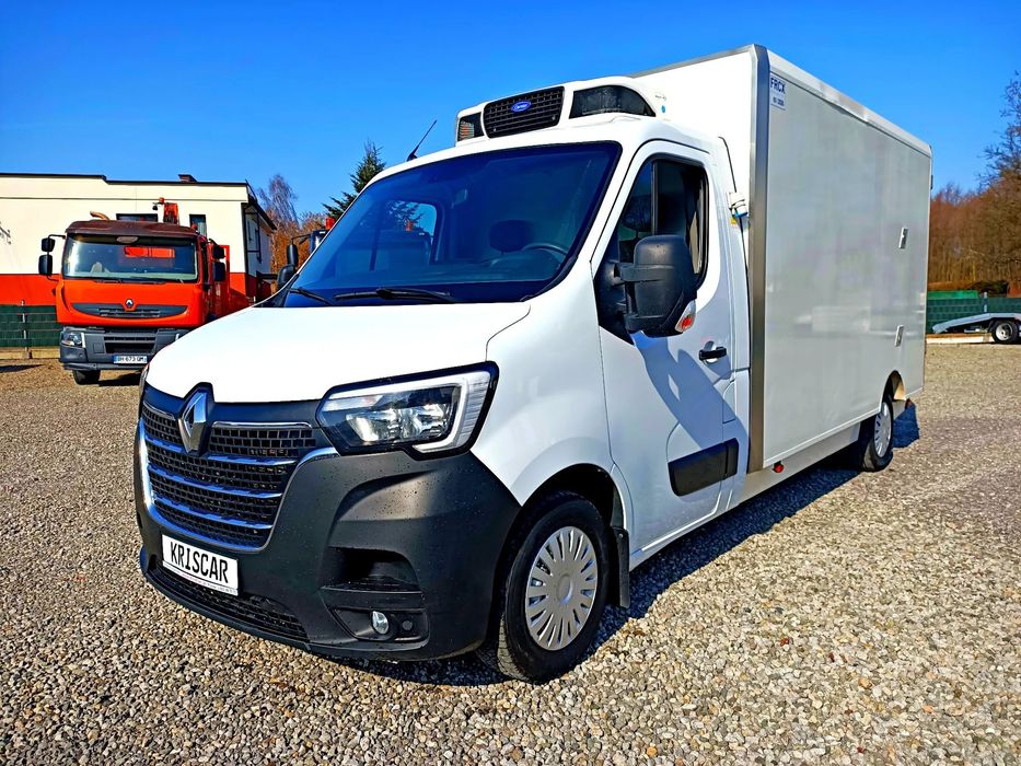 Renault Master Chłodnia Niskopodwoziowy145KM 2 zasilania chłodni  I właściciel FRCX ( chłodzi do -20 przy +30) KLIMA , kpl historia km