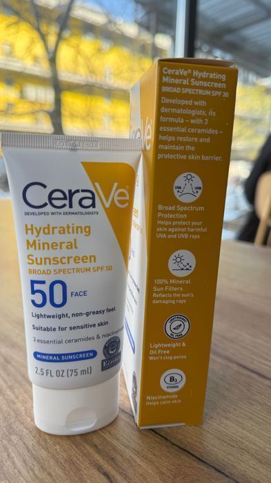 Крем CeraVe (SPF 50) для обличчя (75 мл) СПФ засіб
