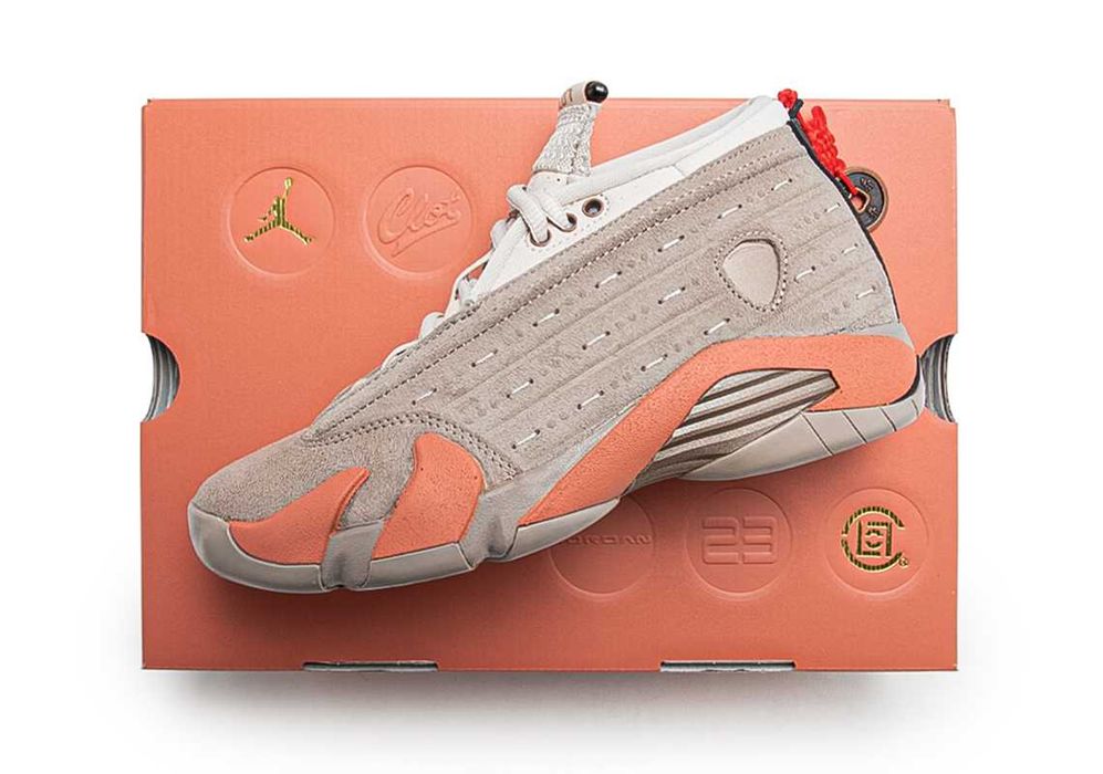 Desconto - Clot x Air Jordan 14 Low Terracota