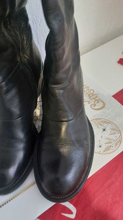 Чоботи,бренд,натуральна шкіра 37,5