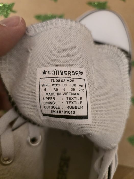 Trampki unisex  converse konwerse 39