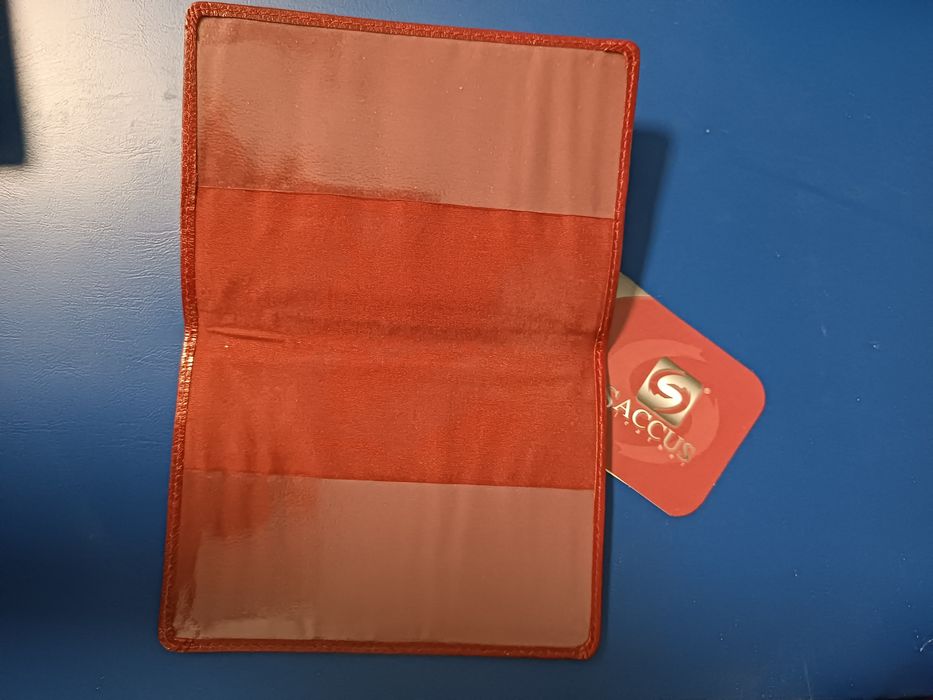 Etui na dokumenty, trzy szt z naturalnej skóry