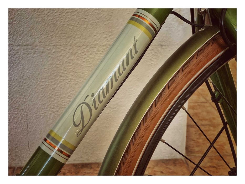DIAMANT 131 NEO Retro Vintage rower na 131 lecie marki BROOKS