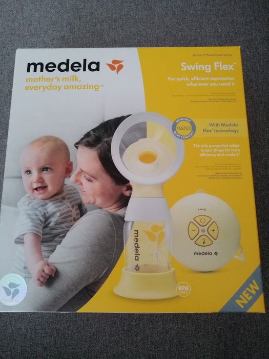 Laktator Medela Swing Flex prawie nowy, użyty dwa, trzy razy