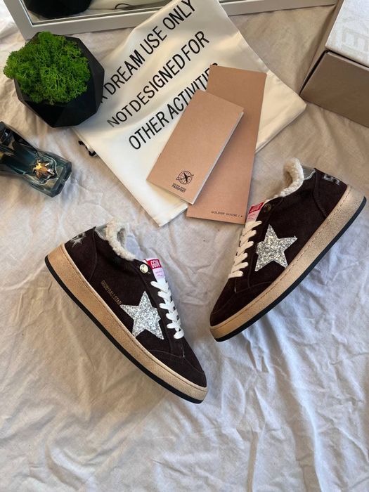 Кроссовки Golden Goose/ Теплі кеди Голден Гус/ Снікерси/ Ленвін/ Уггі