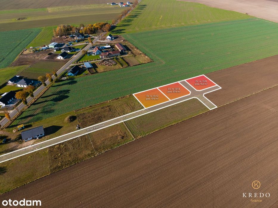 Działki budowlane pow. 912 - 979 m² | wydane WZ | Lipka pow. złotowski - View 3