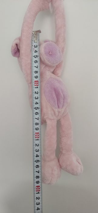 Pluszowa maskotka świnka do zawieszenia wózka fotelika