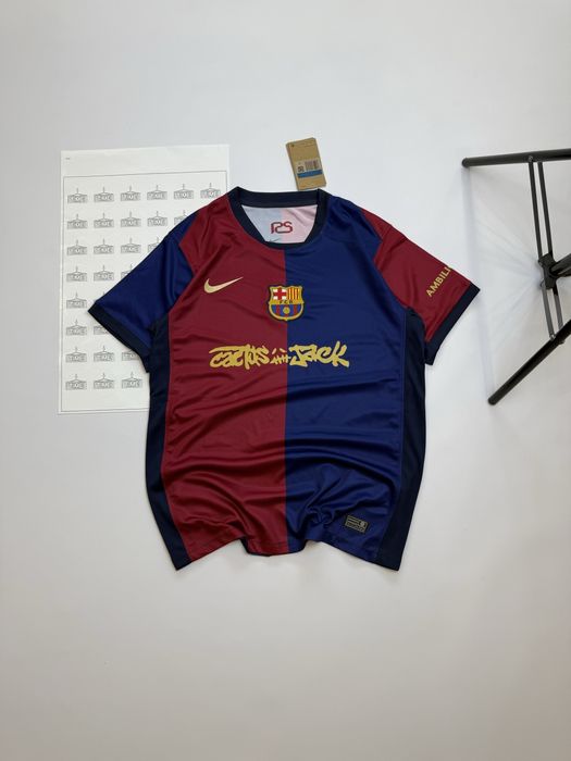 Футболка джерсі Nike Barcelona Travis Scott Cactus Jack  fcb / jersey t shirt polo найк