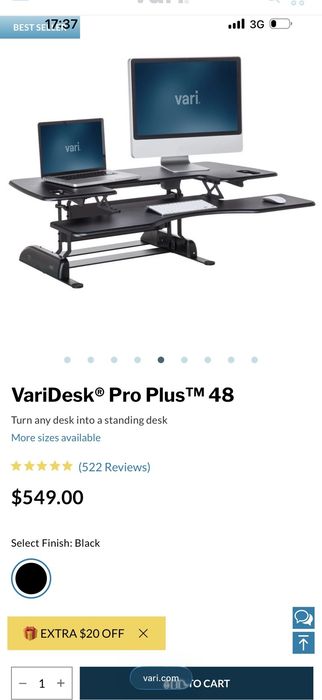 Продам стіл VariDesk Pro Plus