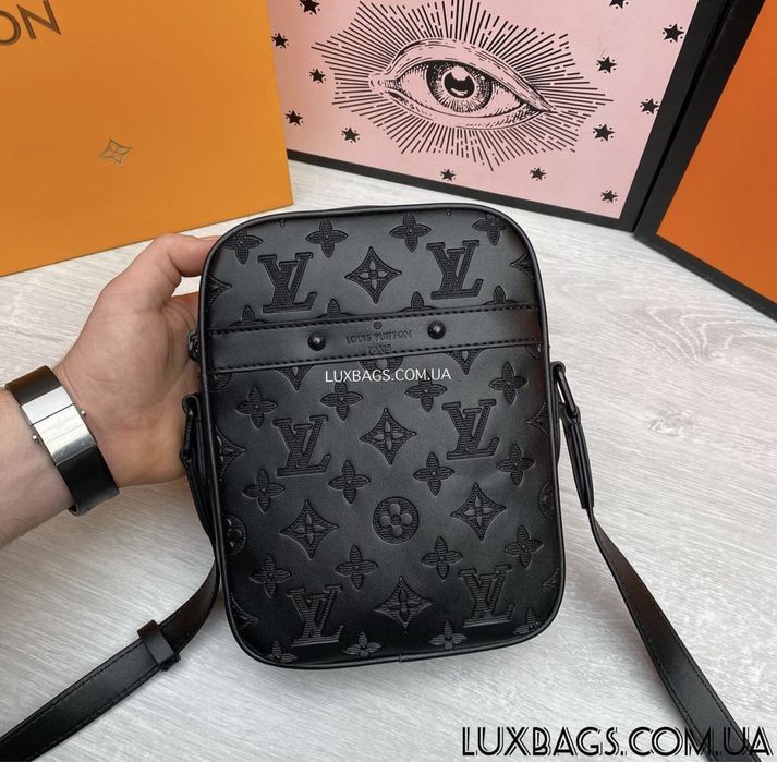 Мужская кожаная сумка Louis Vuitton Danube