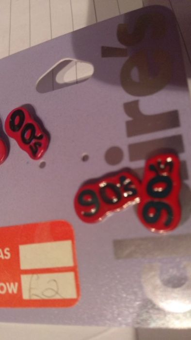 детские для девочки гвоздики серьги Claire’s цена за 2 пары 00's 90's