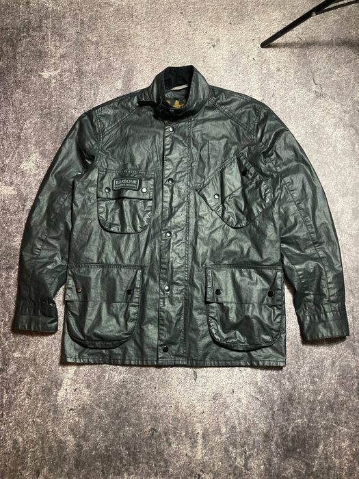 Чоловіча куртка, чорного коліру, бренд Barbour International(Original Wax), у ідеальному стані, розмір М
