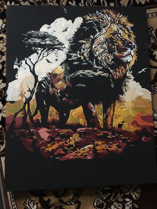 Продам картину Лев