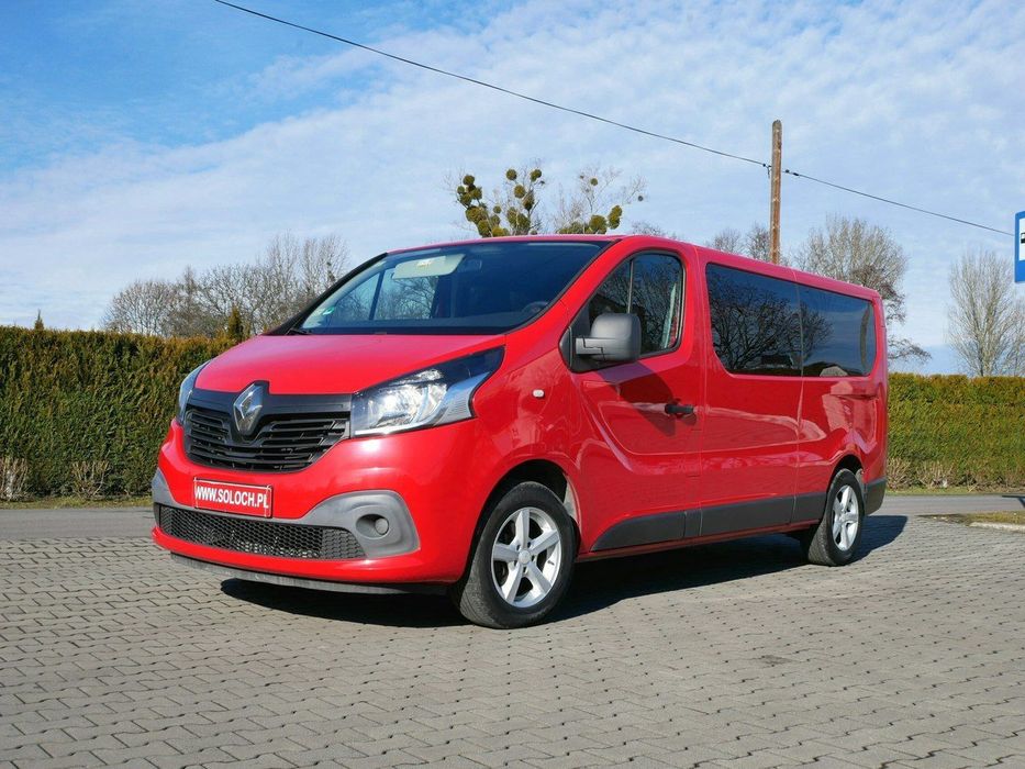 Renault Trafic 1.6dCi 125KM Eu6 L2 Grand Passenger Długi -9 Osób -Krajowy -2gi Właśc