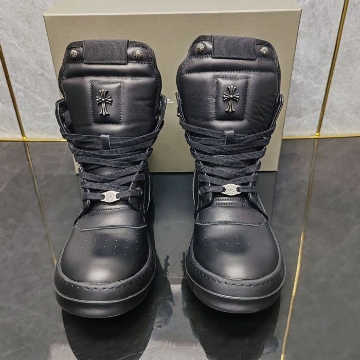 Кросівки rick owens geobasket x chrome hearts ЧИТАТИ ОПИС