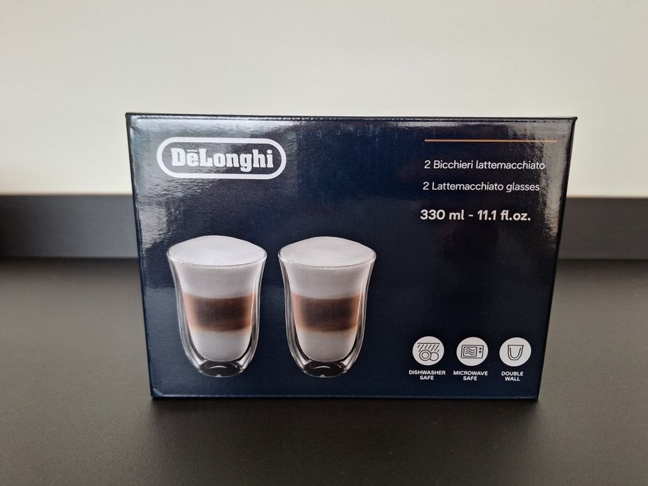 Chávenas para lattemacchiato com parede dupla, 330ml, conjunto de 2
