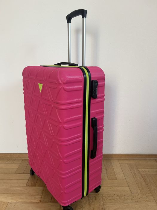 Walizka Puccini California Collection – duża, 90 l, różowa