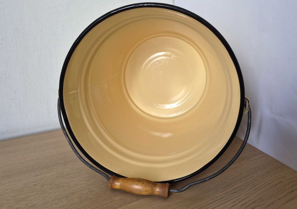 nowe wiadro emaliowane 10 l