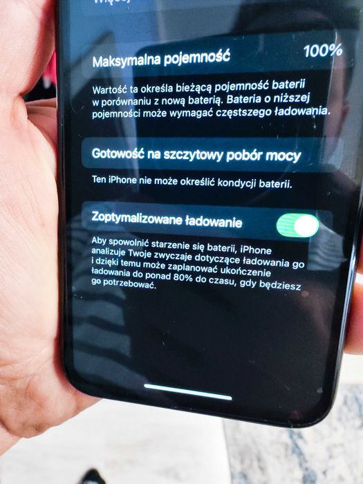 Iphone Xs Stan Bdb szkło, etui, bateria 100%