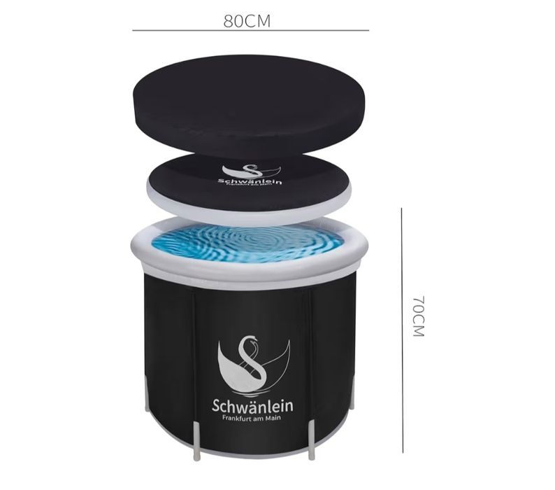 Mobilna beczka do kąpieli lodowej