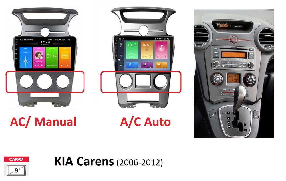 (NOVO) Rádio 2DIN • KIA Carens (De 2006 até 2019) • Android [4+64GB]