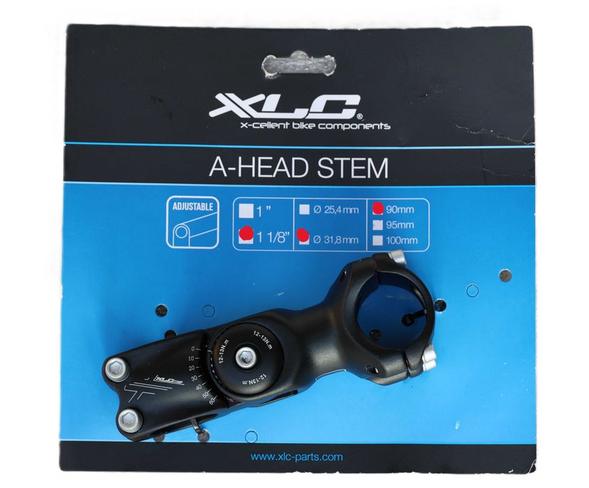 Mostek rowerowy XLC 90x31.8mm nowy, nr.3