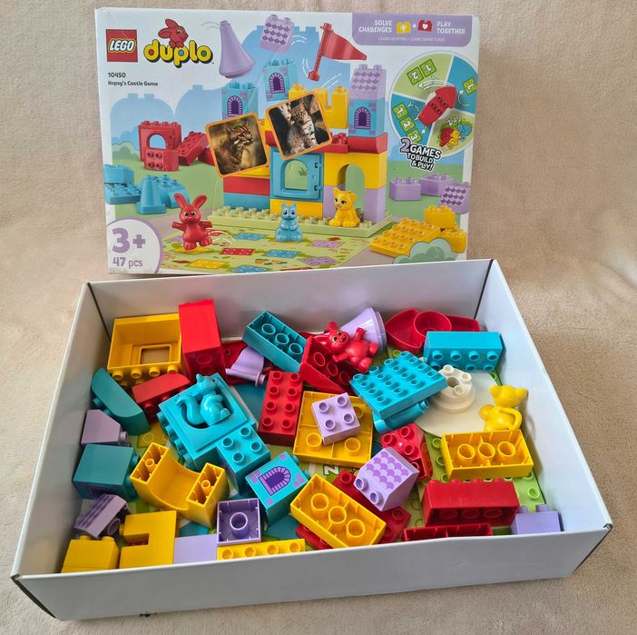 Zestaw LEGO DUPLO- Gra, Zamek, Hopsy