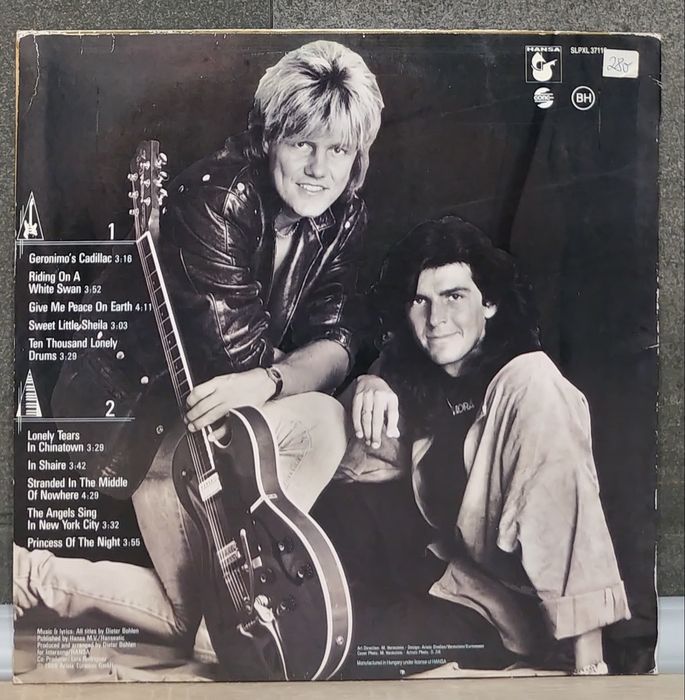 MODERN TALKING -In The Middle Of Nowhere . 1987r. EX .