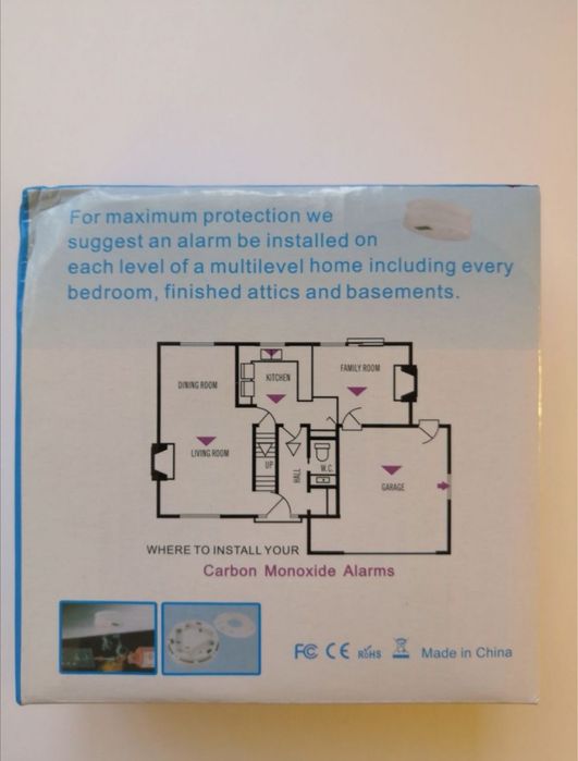 Датчик сигнализатор угарного газа (чадного газу) (CO)