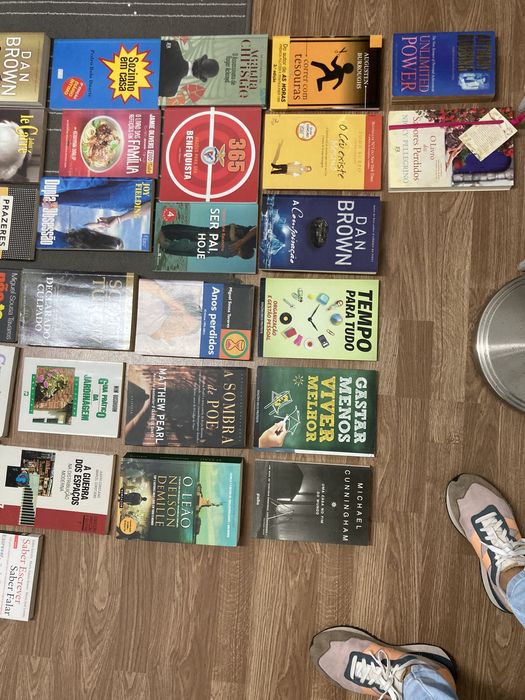 Romances / Policiais / Economia / Desenvolvimento Pessoal