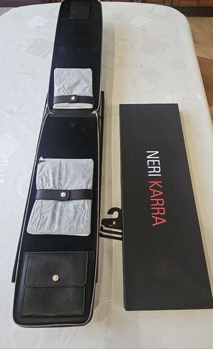 Стильний чохол Neri Karra для краваток та ювел.виробів, натуральна шкі