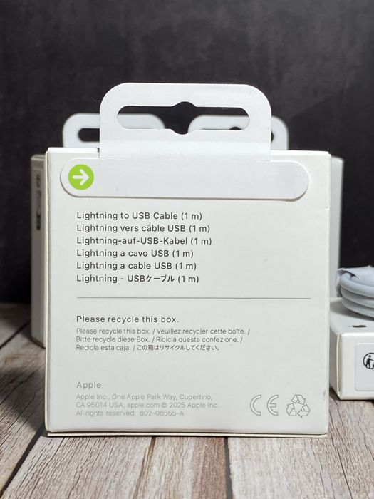 ОРИГИНАЛЬНЫЙ кабель Айфон USB - Lighting | Швидка зарядка 12W | IPhone