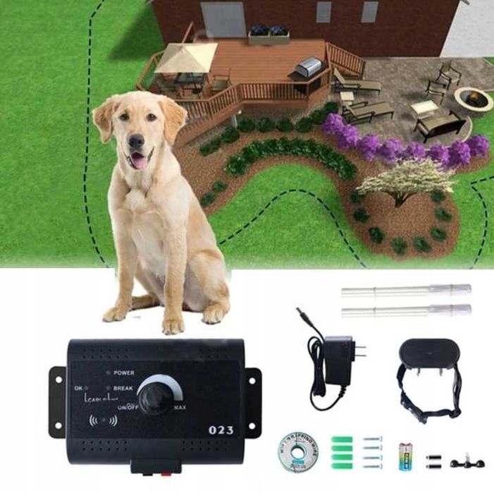 Pastuch Elektryczny Ogrodzenie Dla Psa Psów KOJEC OBROŻA REGULACJA