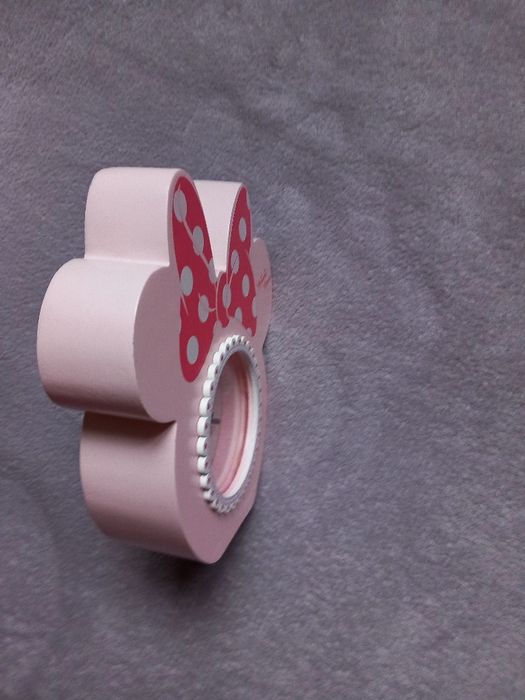 Budzik drewniany Myszka Minnie