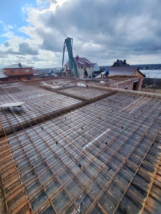 Монолітні перекриття, фундаменти, бетонні роботи