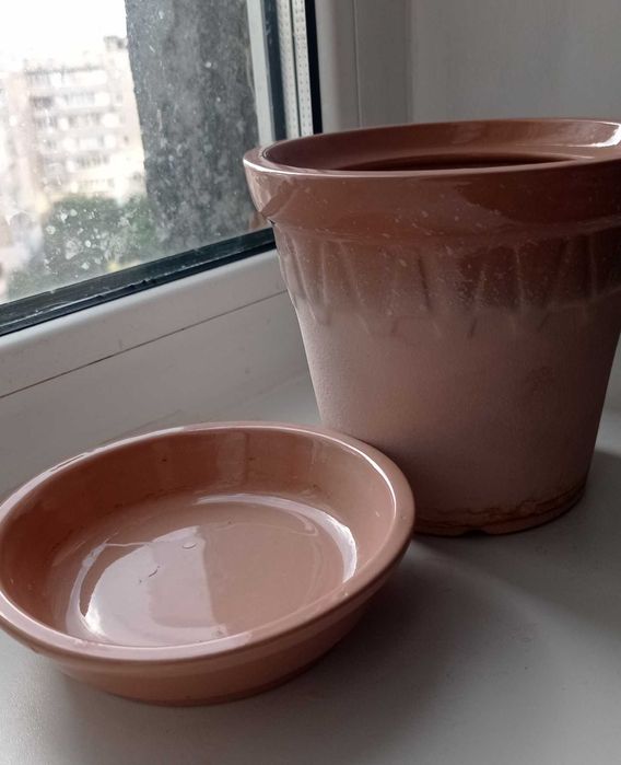 Вазон горшок для цветов керамика