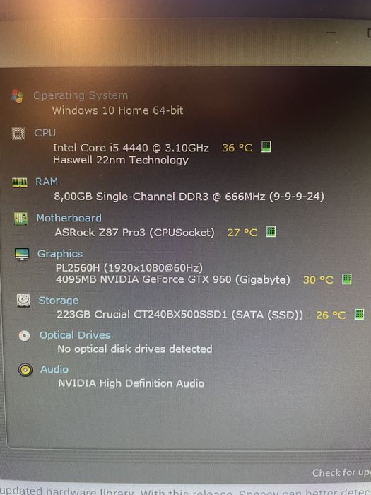 Komputer i5, gtx 960, 8gb ram