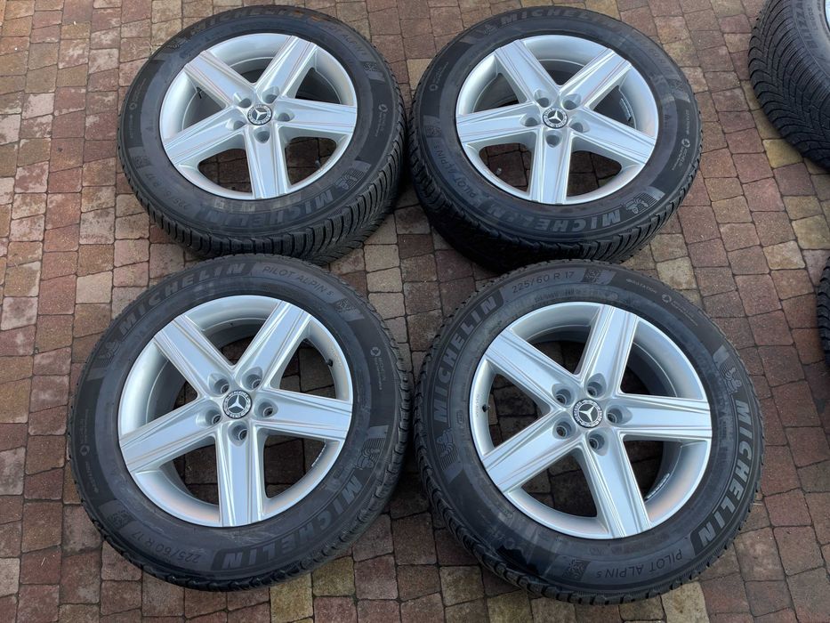 4054. Alufelgi 17" Mercedes W124 SLK GLC E klasa W211 5x112 7.5J ET35