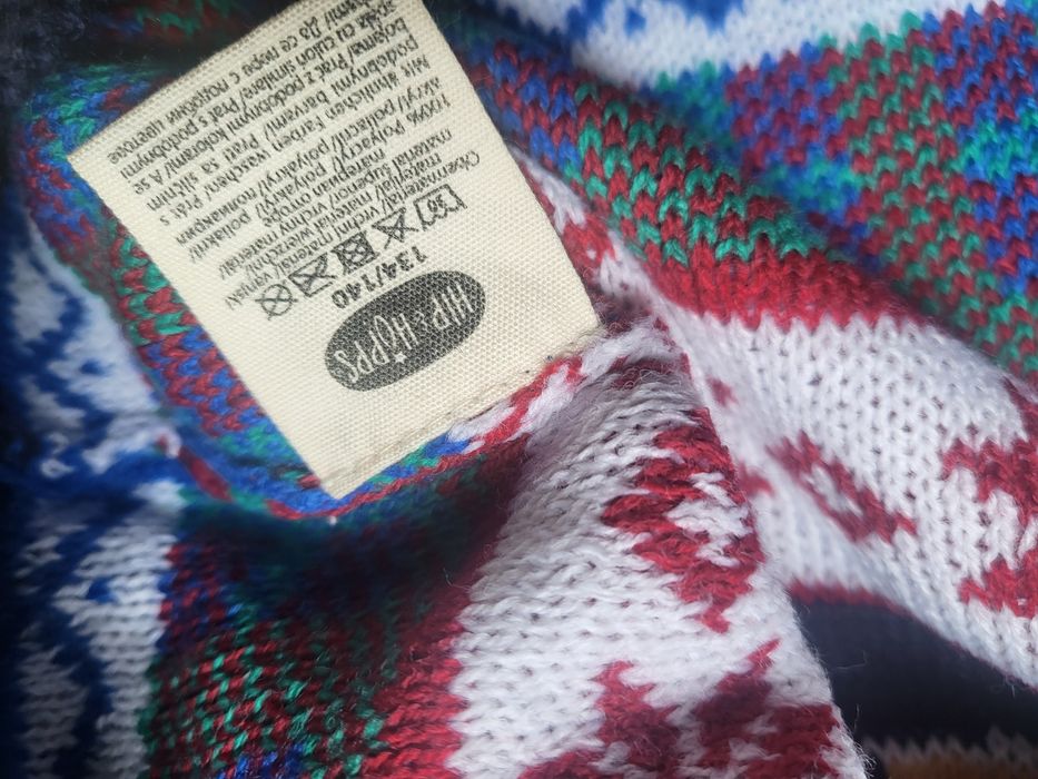 134/140 sweter świąteczny święta nowy bez metki