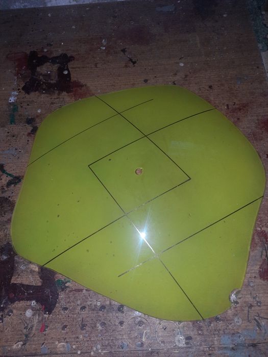 Klosz do lampy sufitowej PRL