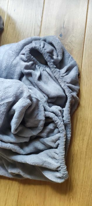 Nowe prześcieradło miś szare 200x220