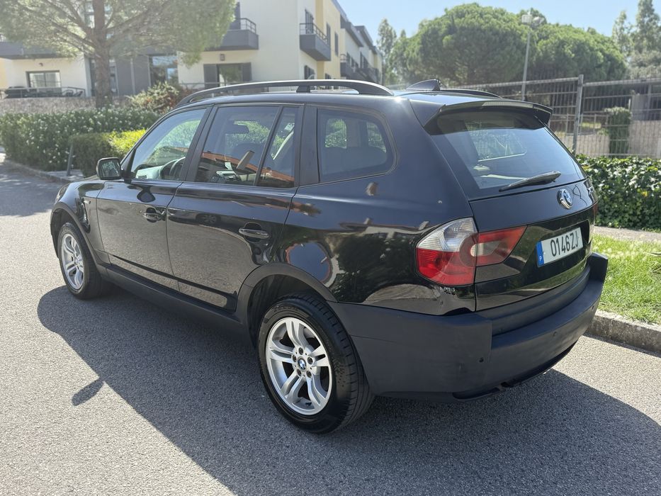 BMW X3  Nacional 2.0 Diesel ano 2005 Preto com estofos Camel Muito Estimado — photo 3