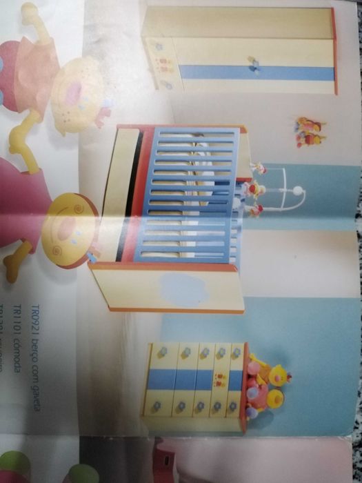 Cama/Berço/Mobília quarto Transformável - > Alondra Totti