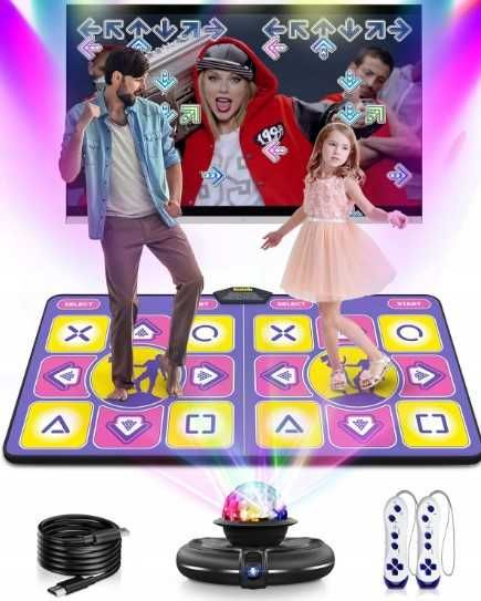 Interaktywna Mata Taneczna do TV + Gry + Joga