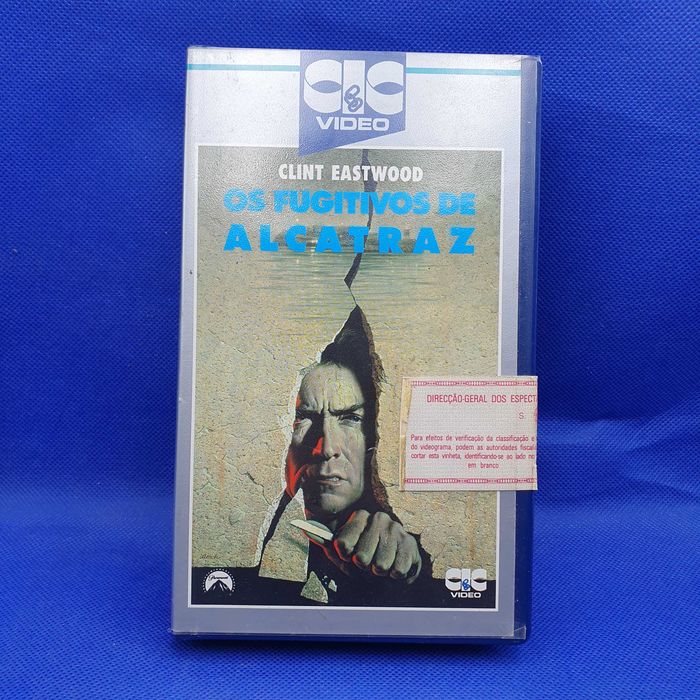 Filmes - Fuga de Alcatraz - Clint Eastwood - VHS - VSO