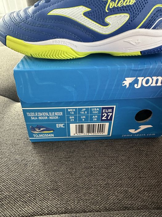 Футзалки дитячі Joma Toledo 27 взуття зальне для футболку оригінал