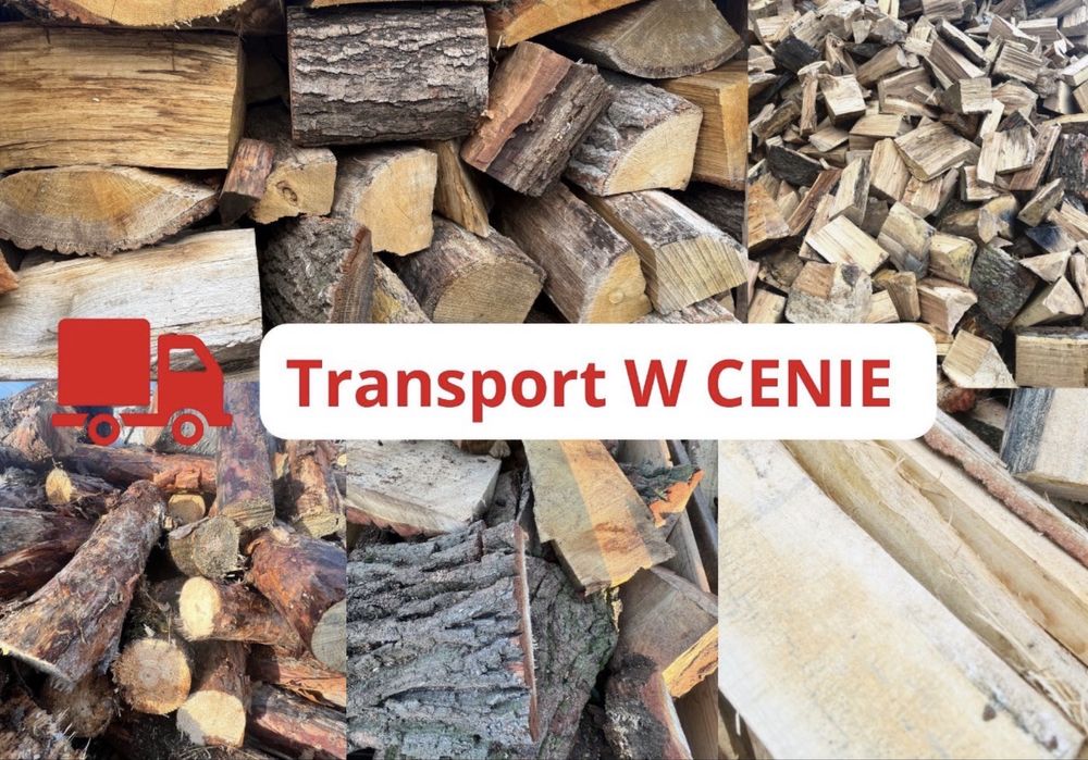 Drewno kominkowe opałowe SOSNA DĄB  ZRZYNA dowóz GRATIS