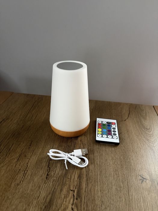 Zestaw 2 lampkek nocnych RGB