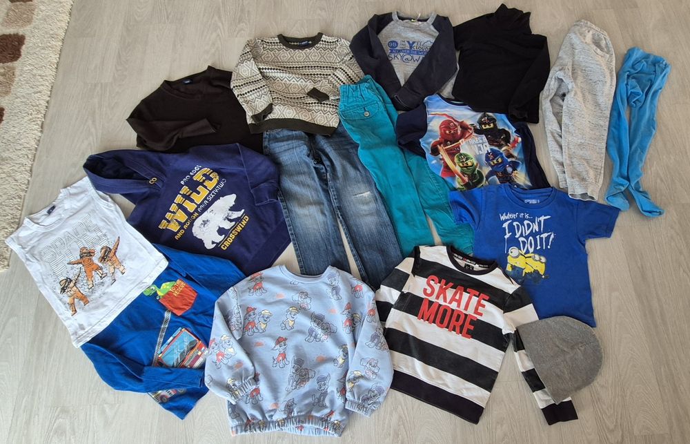 Набори,лоти речей для хлопчика 5-6-7років