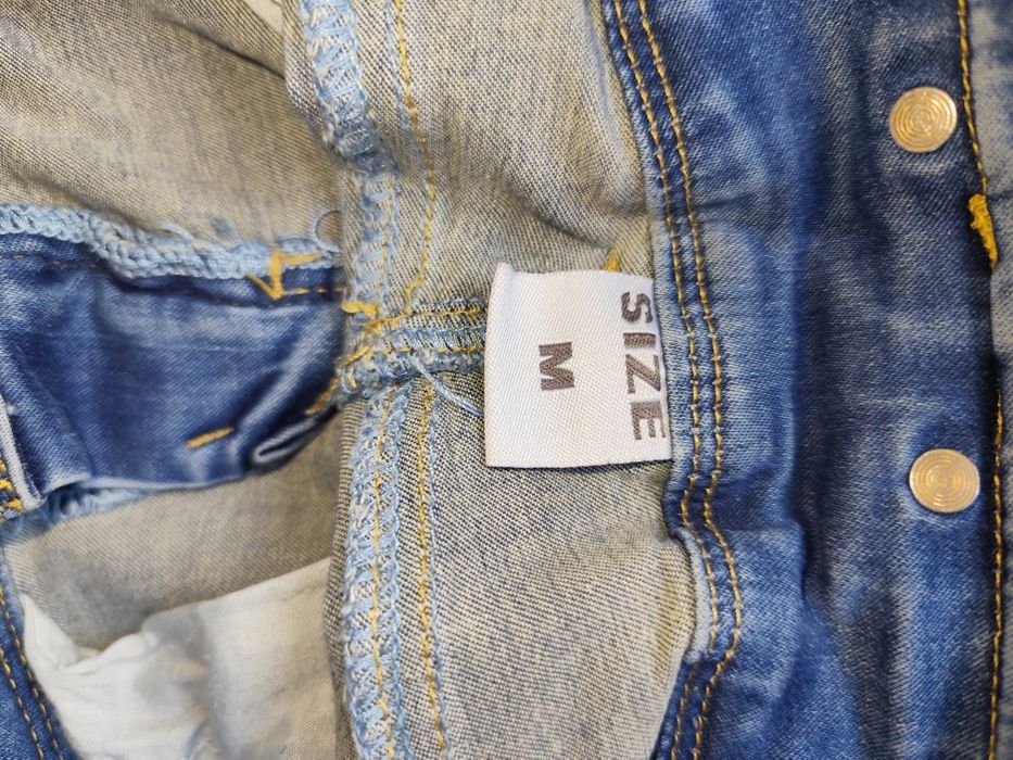 Skinny spodnie jeansowe damskie M